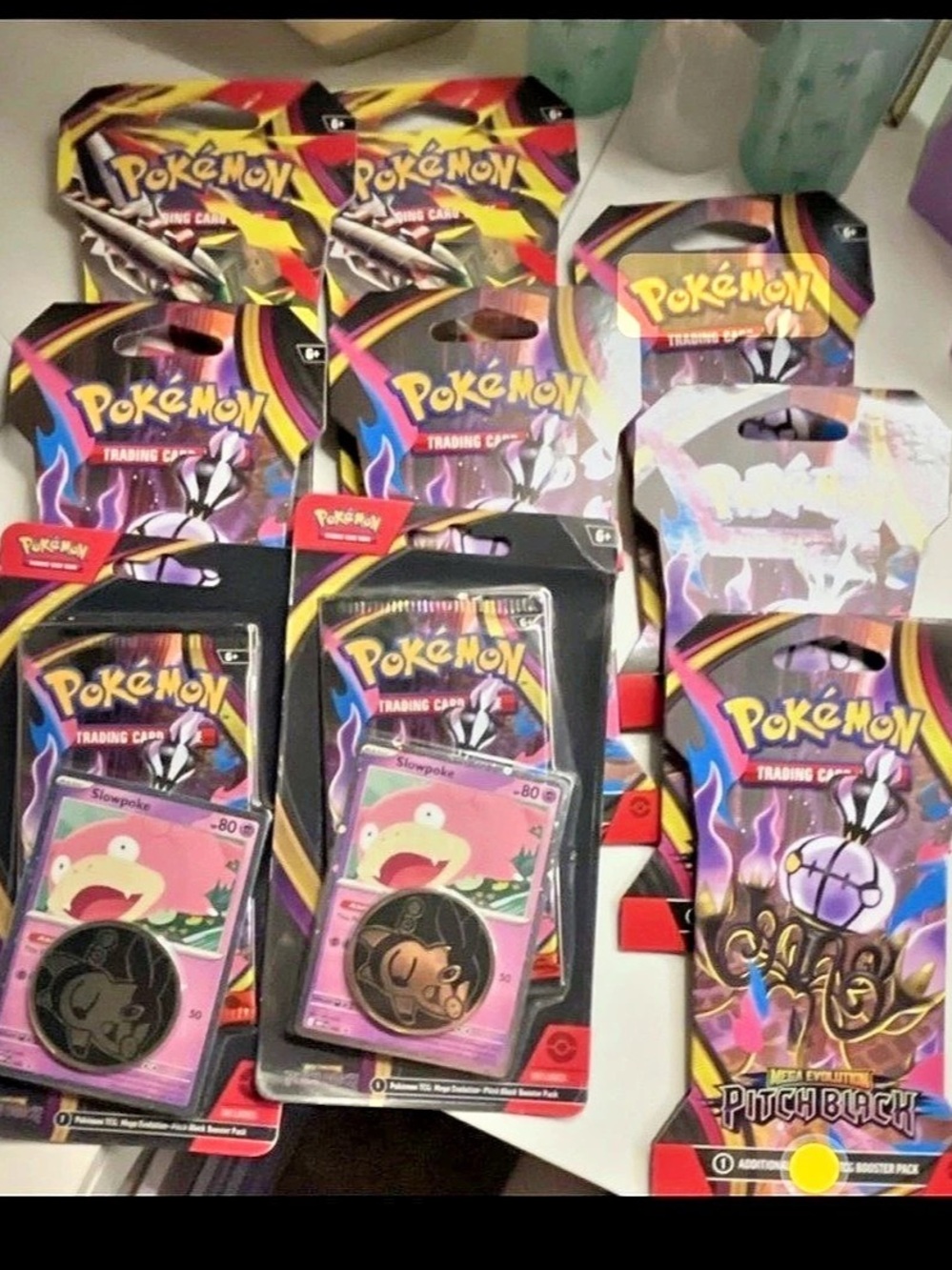 Pokémon Mega Evolution Pitch Black Checklane Blister Pack (Slowpoke) Slowpoke